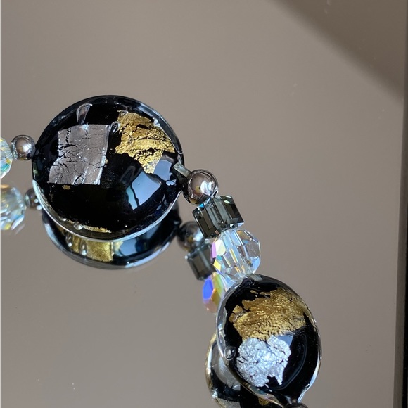 Murano Glass with Swarovski Elements Bracelet - Picture 2 of 5